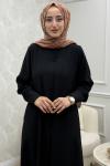 Afra Elbise Siyah Siyah
