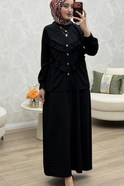 Arzu Elbise Siyah Siyah