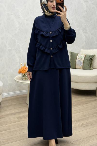 Arzu Elbise Lacivert Lacivert