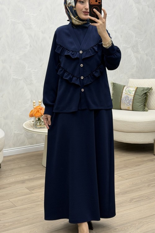 Arzu Elbise Lacivert Lacivert