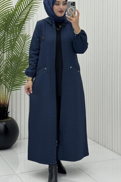 Ayla Kap Lacivert Lacivert