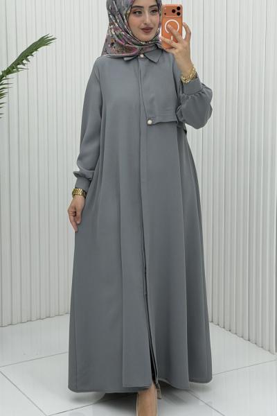 Başak Ferace Gri Gri