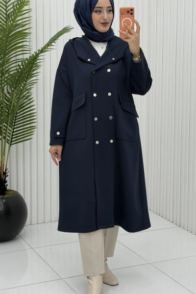 Bengü Kap Lacivert Lacivert