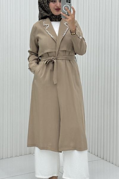 Birsen Takım Bej Bej