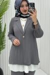 Burcu Takım Gri Gri