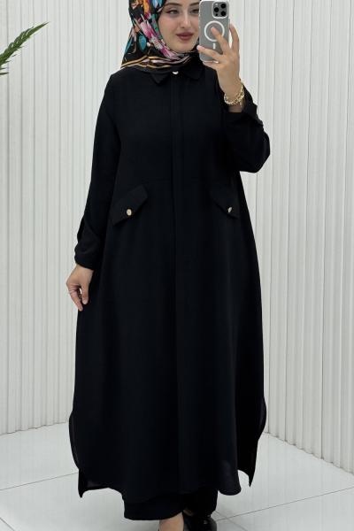 Cemre Takım Siyah Siyah