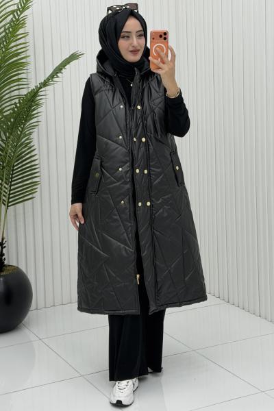 Ceren Yelek Siyah Siyah