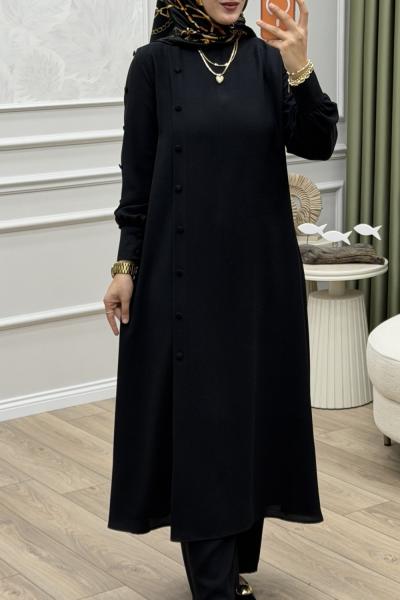 Çiğdem Takım Siyah Siyah