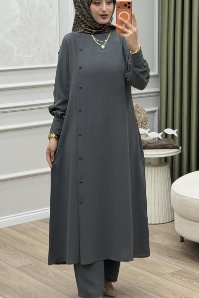 Çiğdem Takım Gri Gri