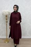 Çisem Takım Bordo Bordo