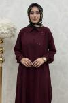 Çisem Takım Bordo Bordo