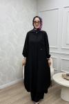 Damla Takım Siyah Siyah