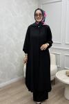Damla Takım Siyah Siyah