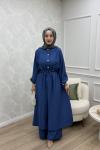 Demet Takım İndigo indigo mavi