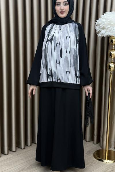 Dora Etek Takım Siyah Siyah