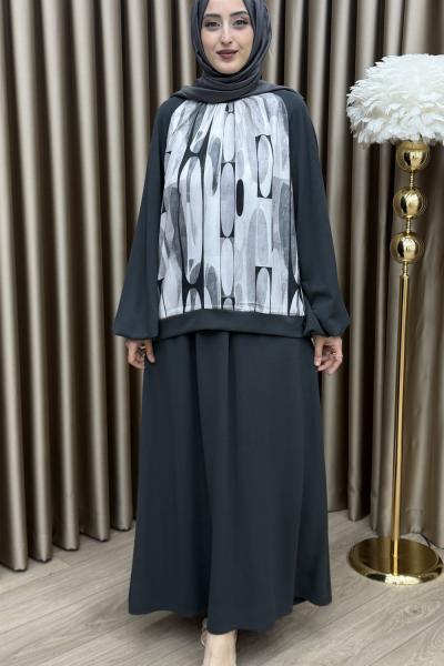 Dora Etek Takım Antrasit Antrasit