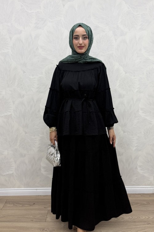 Ecem Etek Takım Siyah Siyah