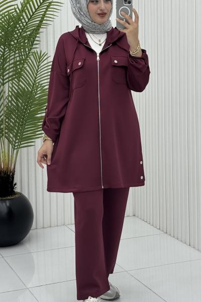 Elisa Takım Bordo Bordo