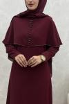 Elmas Abiye Bordo Bordo