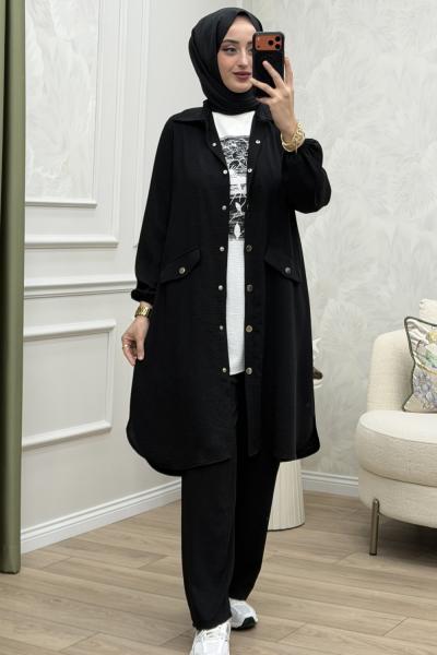 Elvis 3 lü Takım Siyah Siyah