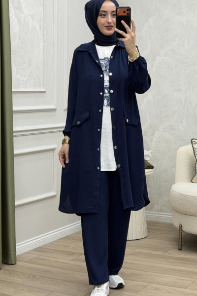 Elvis 3 lü Takım Lacivert Lacivert