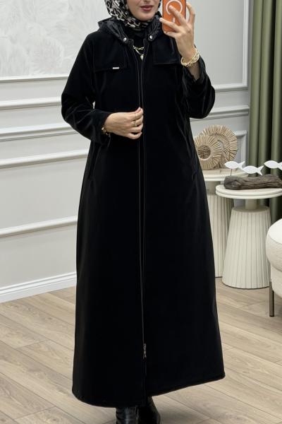 Eylül Mont Siyah Siyah