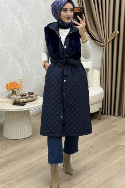 Gaye Yelek Lacivert Lacivert