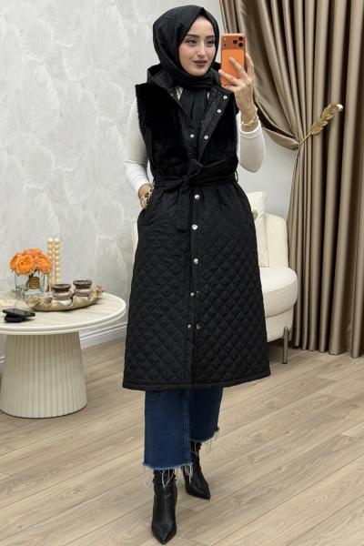 Gaye Yelek Siyah Siyah