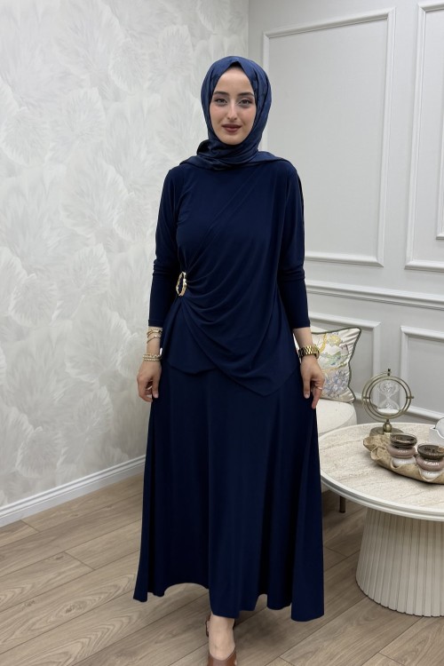 Gizem Etek Takım Lacivert Lacivert