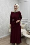 Gizem Etek Takım Bordo Bordo