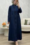 Göksu Ferace Elbise Lacivert Lacivert