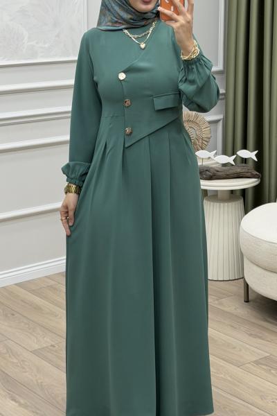 Gönül Elbise Mint Yeşili Mint Yeşili