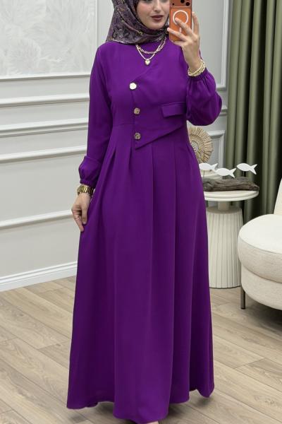 Gönül Elbise Fuşya Fuşya