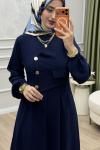 Gönül Elbise Lacivert Lacivert