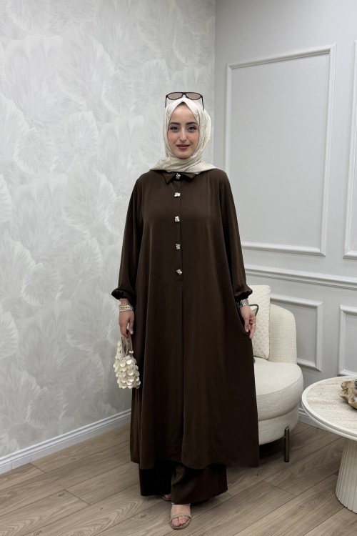 Helen Takım Kahverengi Kahverengi