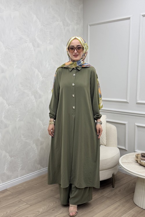 Helen Takım Haki Haki