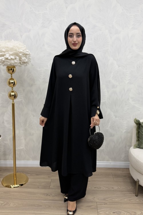 İrem Takım Siyah Siyah