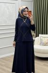 Irmak Etek Takım Lacivert Lacivert