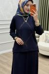 Irmak Etek Takım Lacivert Lacivert