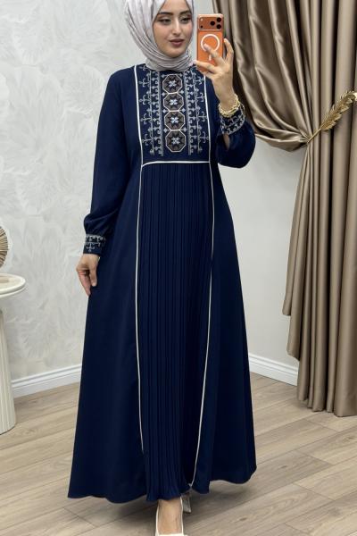 Lale Elbise Lacivert Lacivert