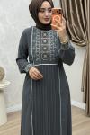 Lale Elbise Gri Gri