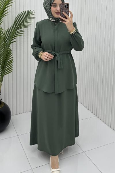 Lisa Etek Takım Haki Haki