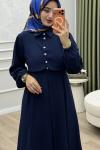 Melda Elbise Lacivert Lacivert