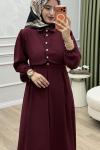 Melda Elbise Bordo Bordo