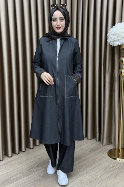 Melodi Takım Siyah Siyah