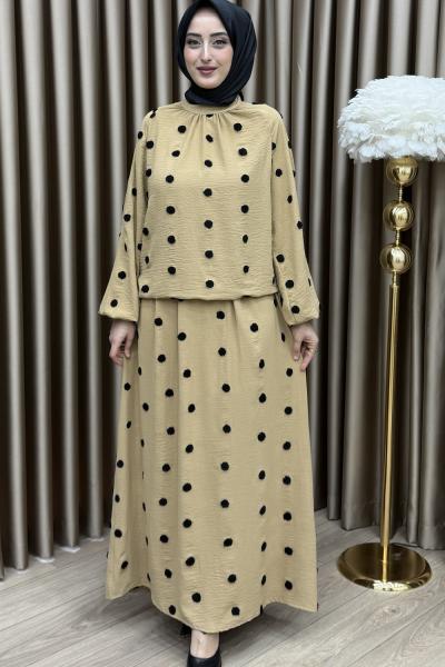 Mila Etek Takım Sütlü Kahve Sütlü Kahve