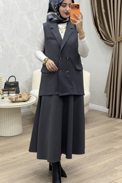 Nare Etek Takım Antrasit Antrasit