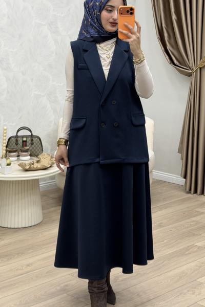 Nare Etek Takım Lacivert Lacivert