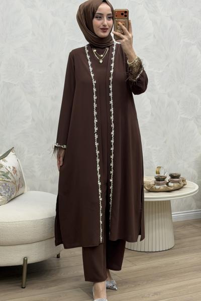 Narin 3 Lü Takım Acı Kahve Acı Kahve