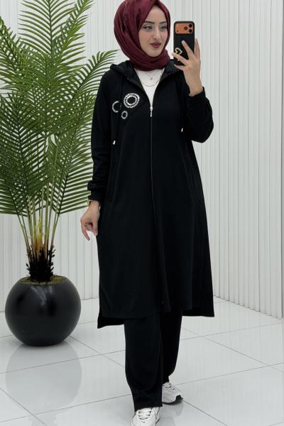 Nehir Takım Siyah Siyah